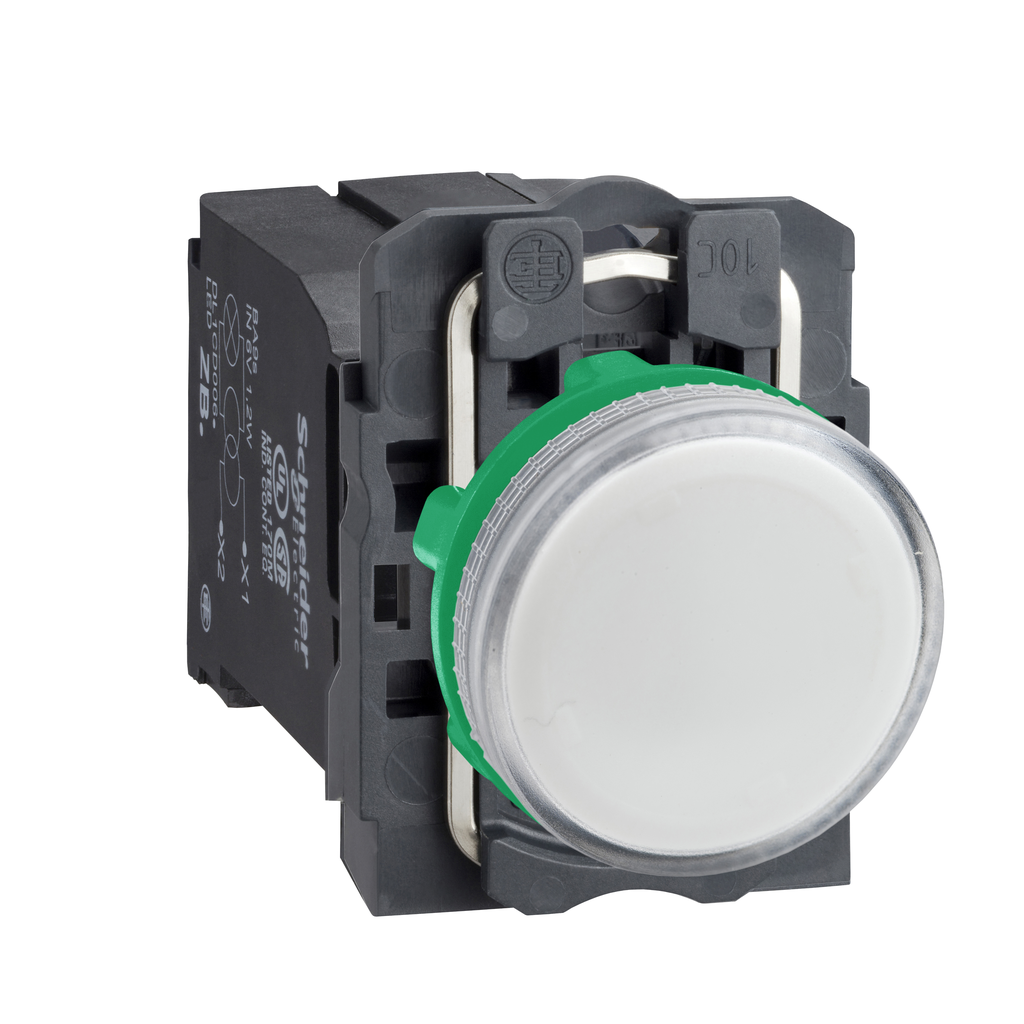Harmony XB5 - voyant lumineux BA9s - Ø22 - blanc - 230V - vis étrier