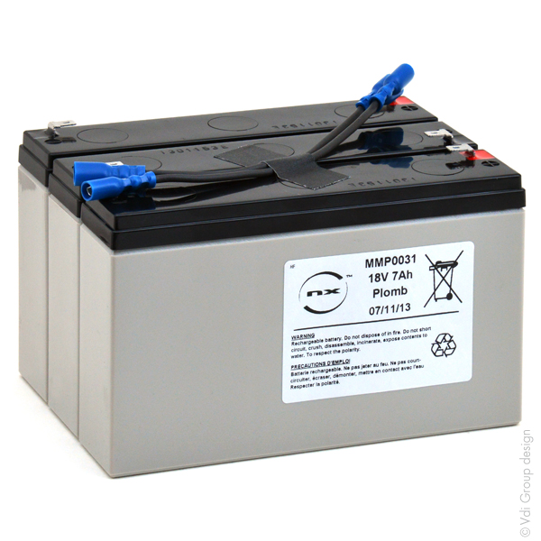 Pack(s) Batterie médicale Hewlett Packard M1700 18V 7Ah