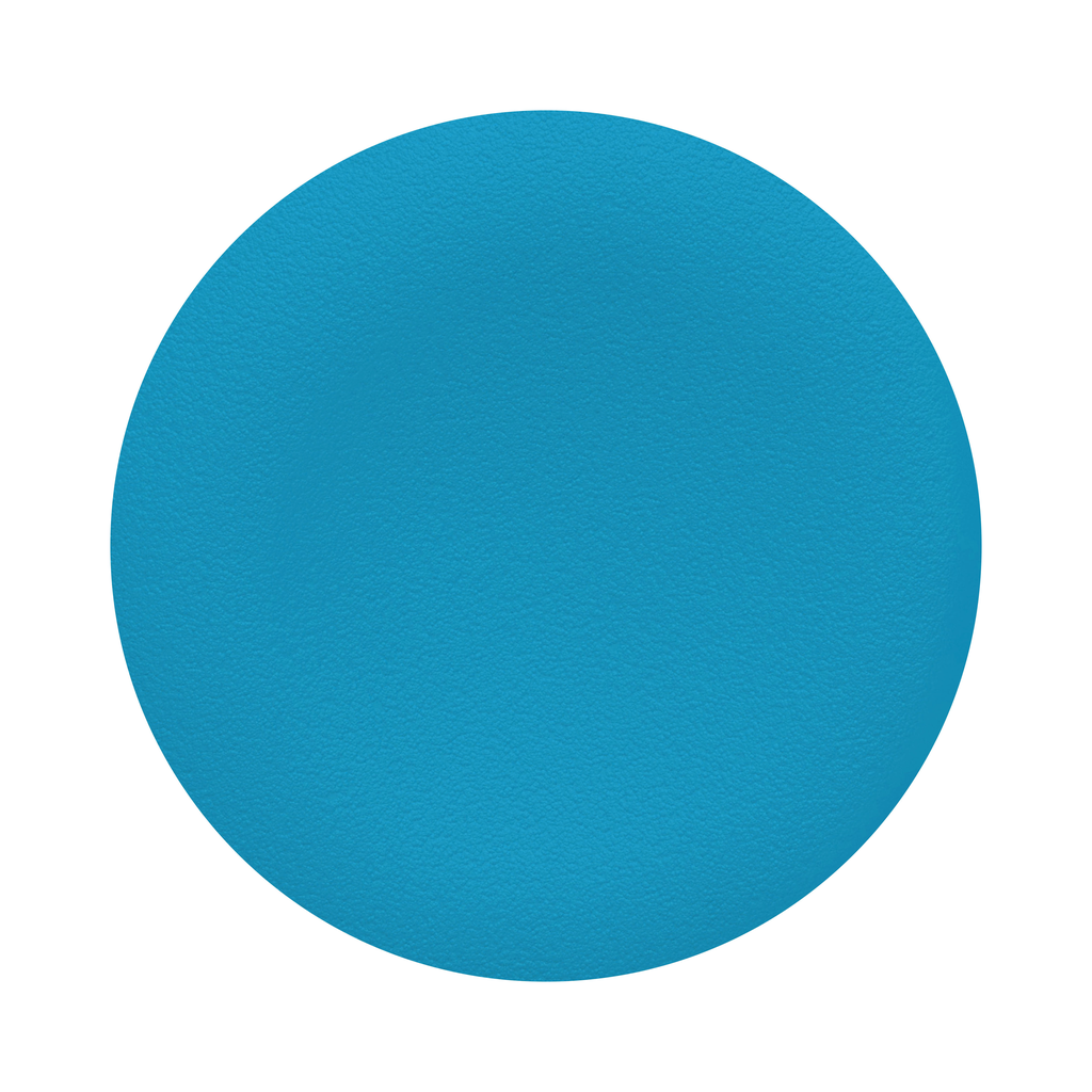 Harmony cabochon lisse - bleu pour poussoir rond Ø22
