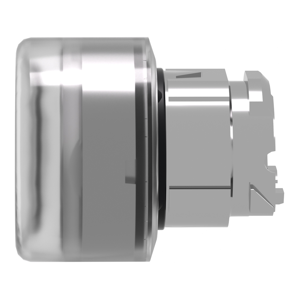Harmony XB4 - tête bouton poussoir lumineux DEL - Ø22 - capuchonné - blanc