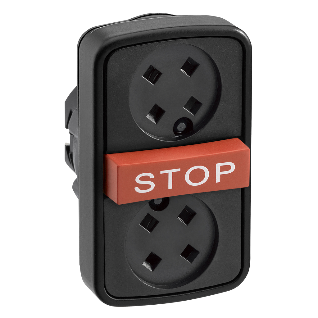 Harmony tête de bouton-poussoir - Ø22 - rouge - STOP - IP66, IP69 K