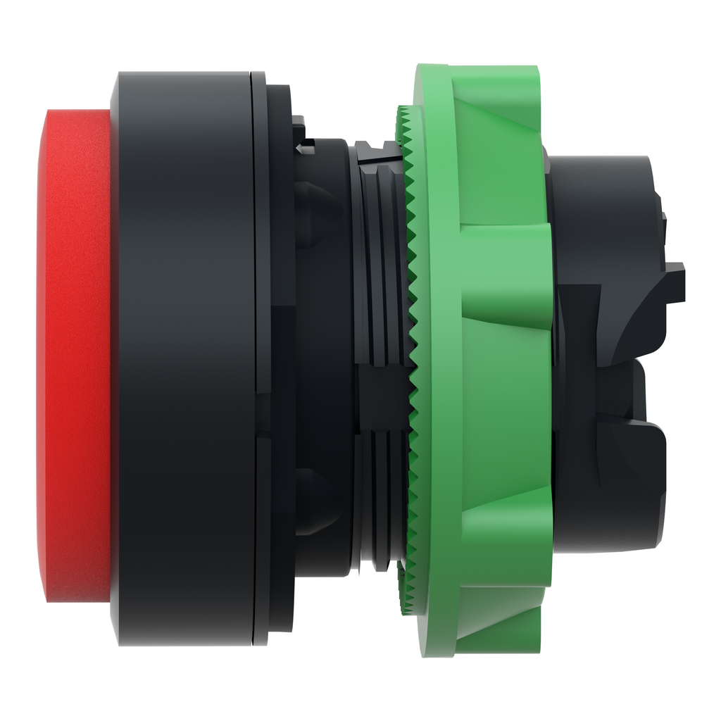 Harmony XB5 - tête bouton poussoir - Ø22 - dépassant - marqué - rouge