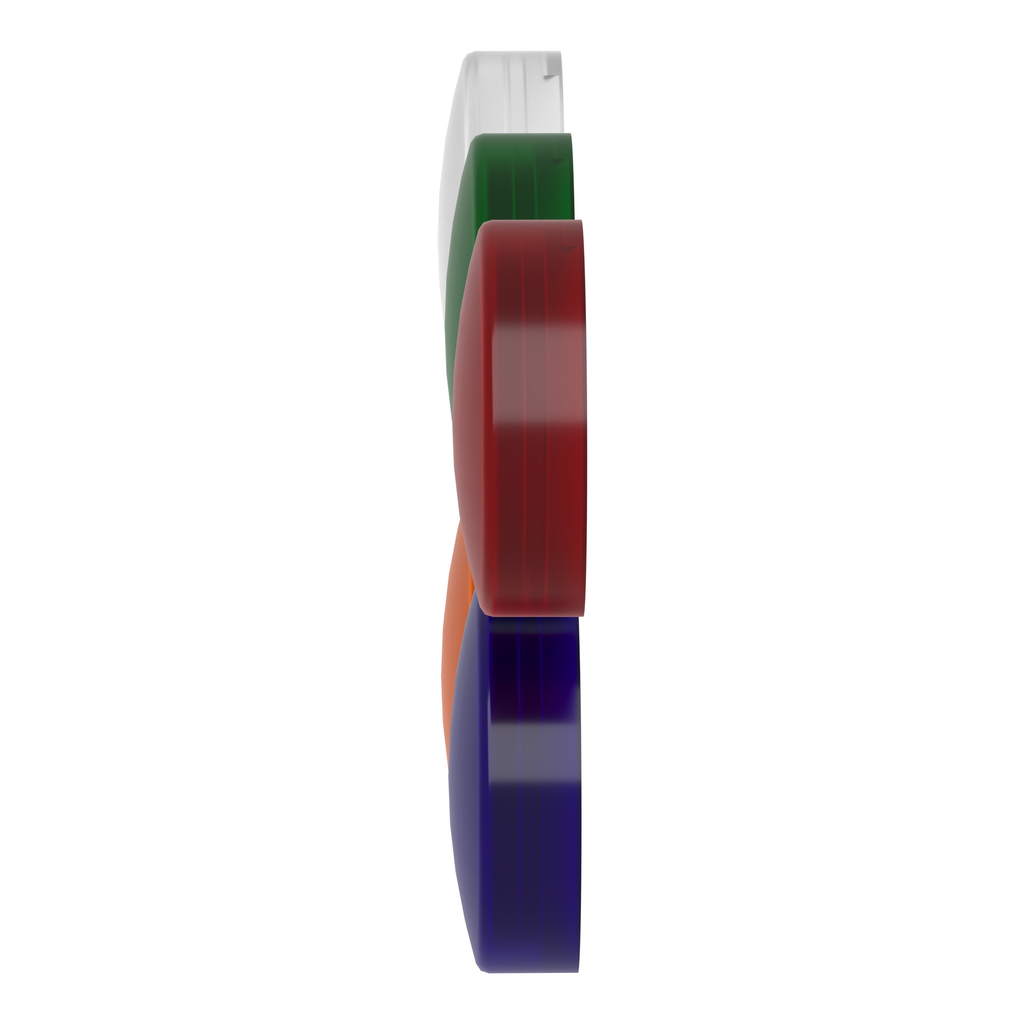 Harmony XB5 - tête voyant lumineux DEL - Ø22 - lisse - pour étiq - 5 coul