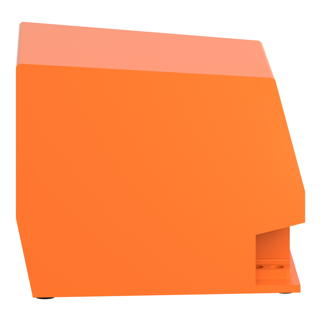 Preventa XPER - inter. à pied - simple - avec capot - métal.- orange - 1O+1F