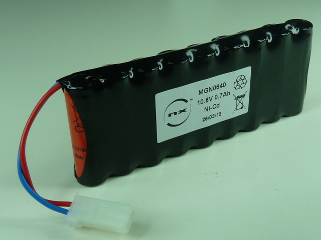 Pack(s) Batterie Nicd 9x AA 9S1P ST1 10.8V 700mAh AMP