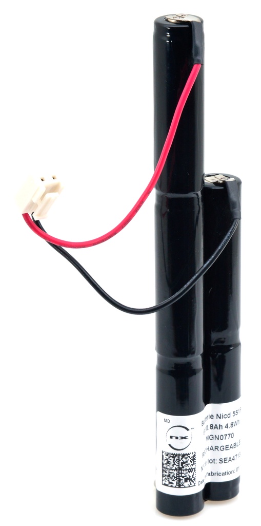 Pack(s) Batterie Nicd 5x AA 5S1P ST5 6V 800mAh Molex