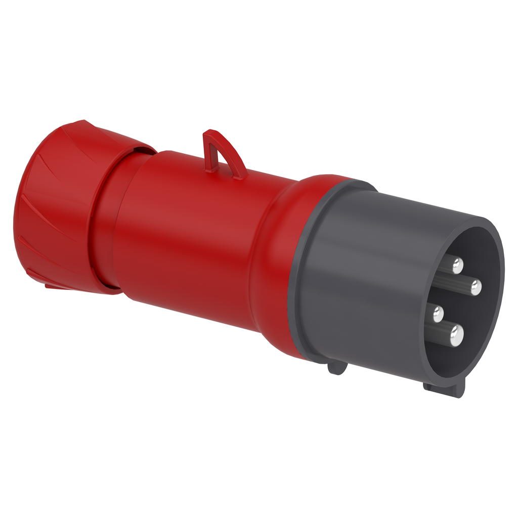 Mureva - fiche mobile industrielle droite 32 A - 3P+T - 380..415 V CA - IP44