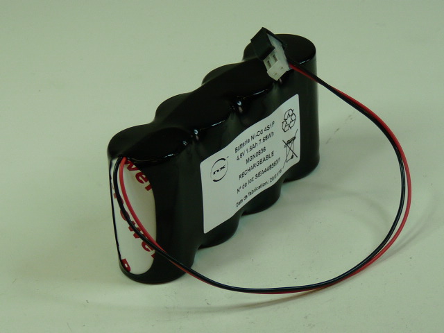 Unité(s) Batterie Nicd 4x SC HT 4S1P ST1 4.8V 1.6Ah pand
