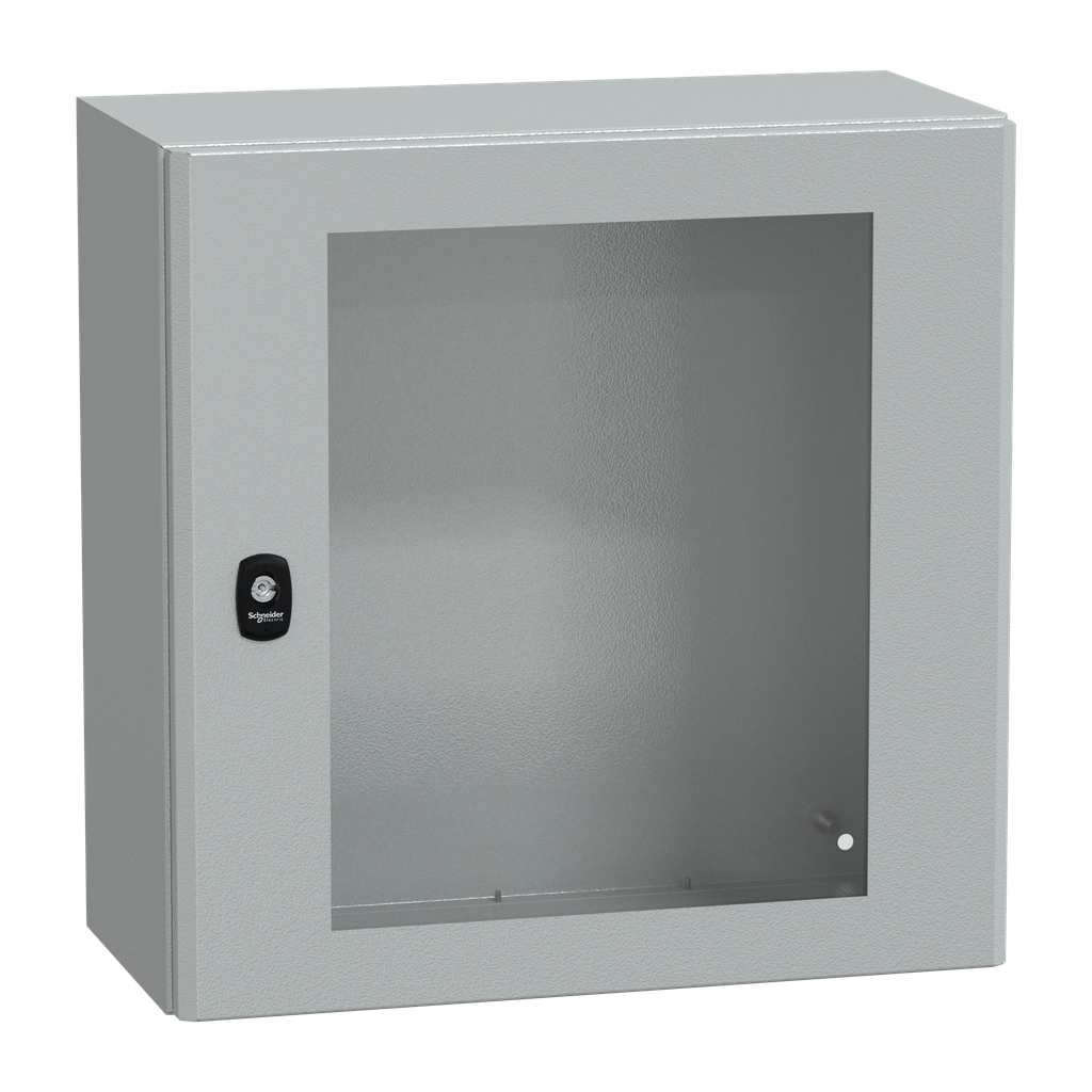 PanelSeT S3D - Enveloppe acier - H500xL500xP250 mm - porte vitrée