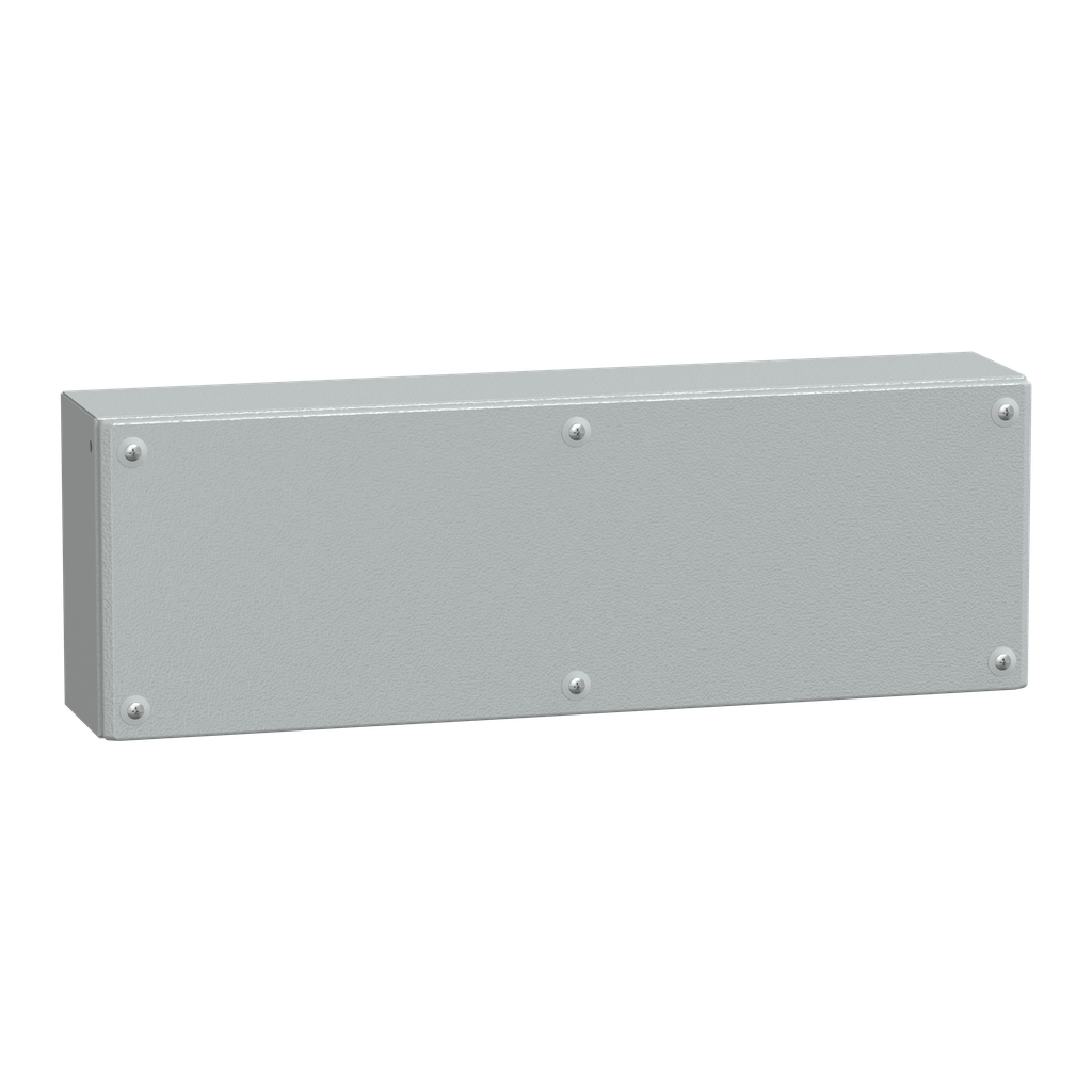 PanelSeT SBM - boite acier - 200x600x120mm - couvercle plein