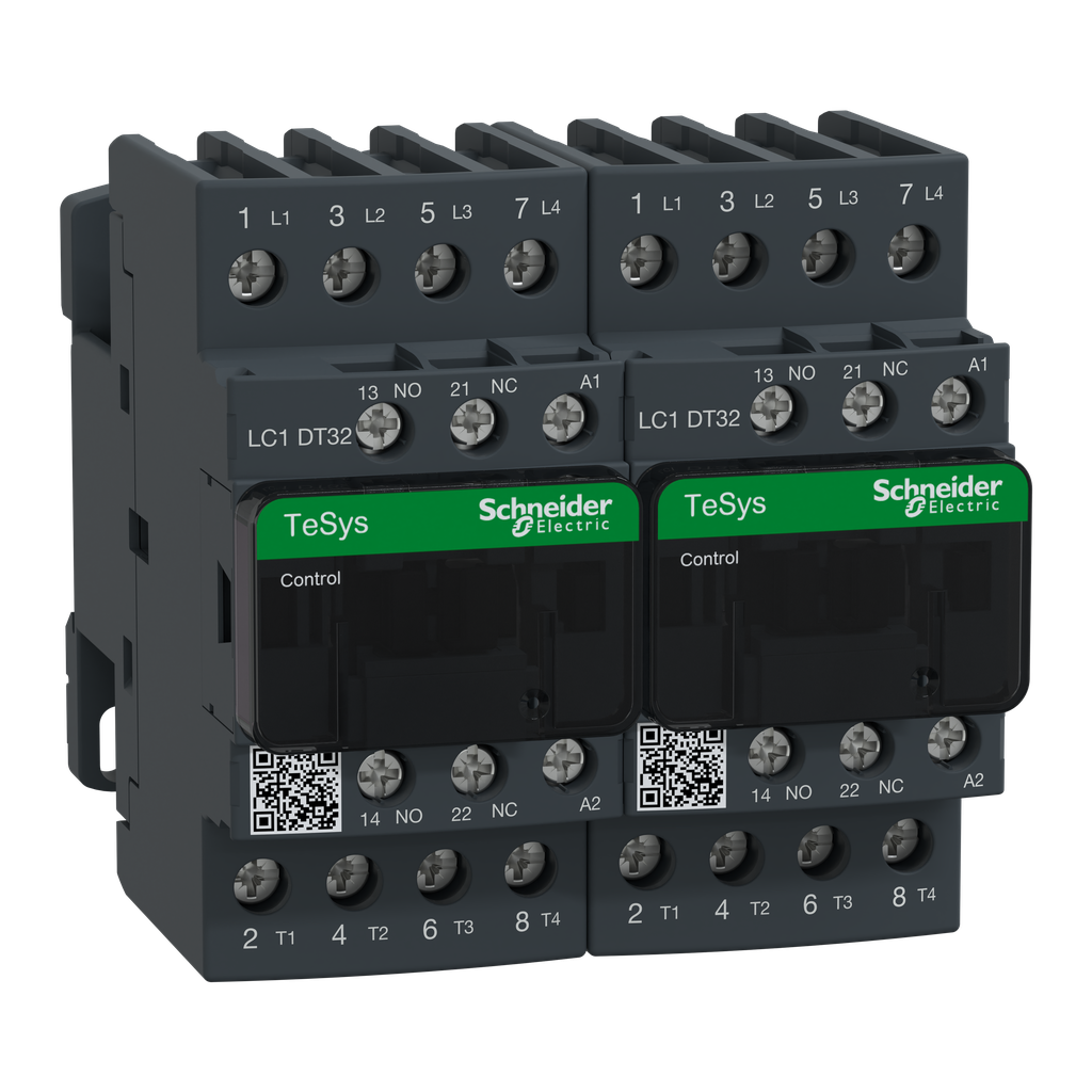 TeSys LC2D - contacteur inverseur - 4P - AC-1 440V - 32A - bobine 230Vca