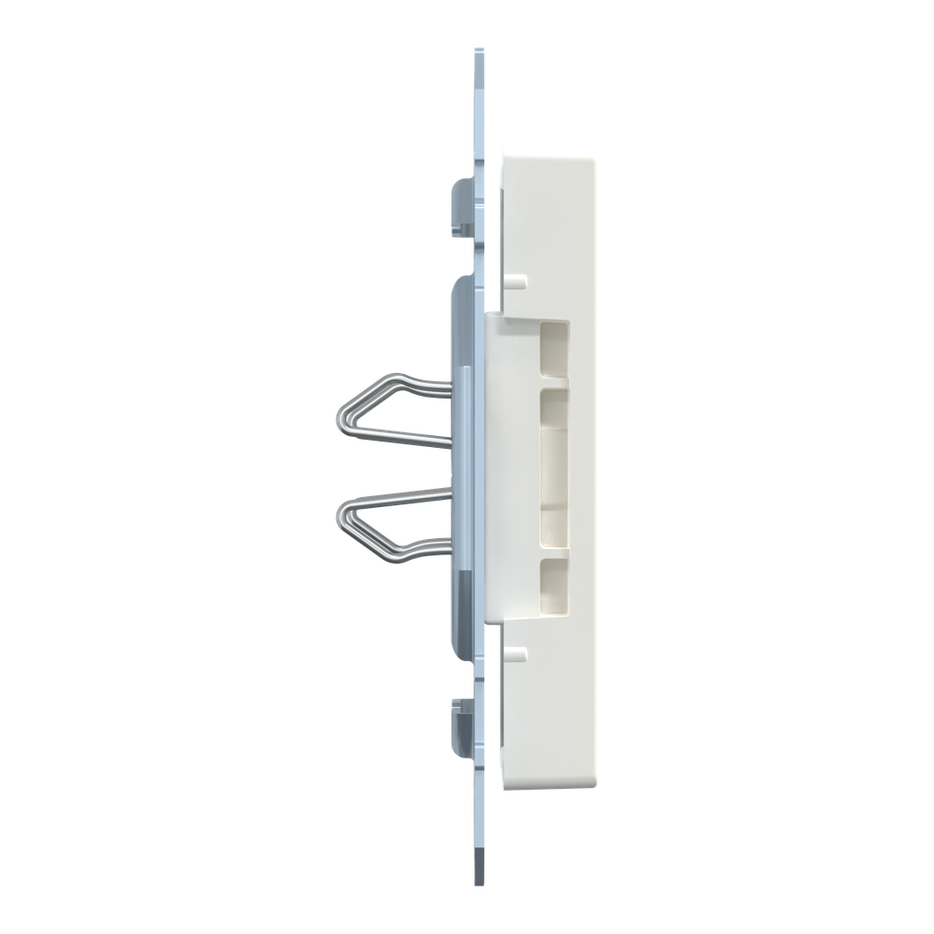 Merten M-Plan - obturateur - mécanisme+enjoliveur - blanc polaire brillant