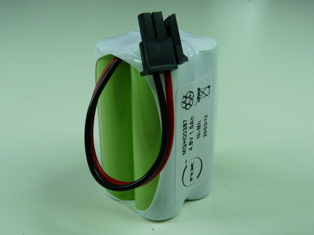 Pack(s) Batterie Nimh 4x AA 4S1P ST2 4.8V 1700mAh molex