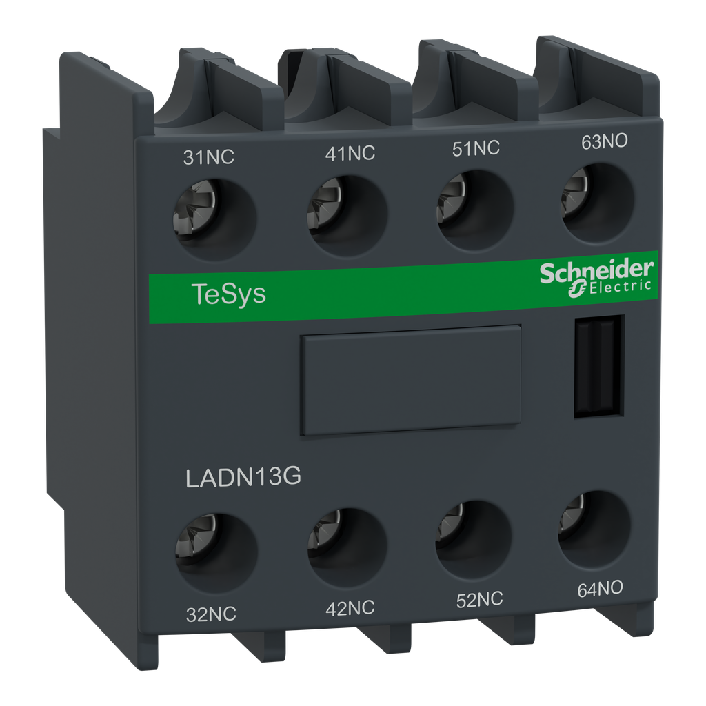 TeSys D - bloc contact aux front - 1F+3O - 80 à 150A - vis-étrier - EN50012