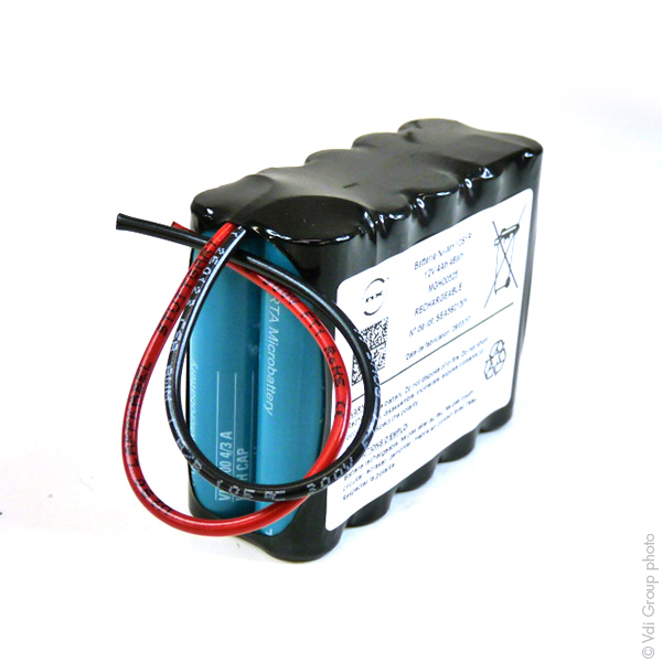 Pack(s) Batterie Nimh 10x 4/3A 10S1P ST2 12V 3800mAh Fils