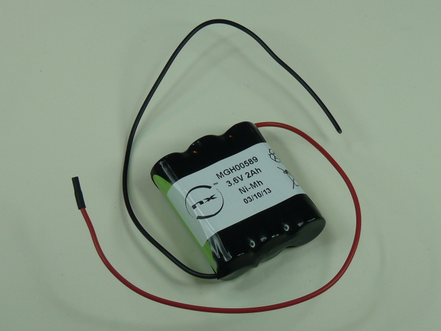 Pack(s) Batterie Nimh 3x AA 3S1P ST1 3.6V 2Ah F200