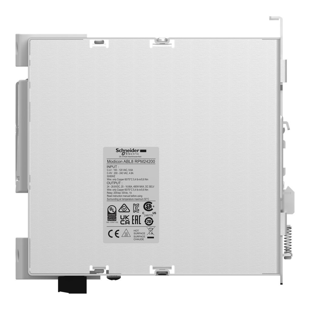 Phaseo ABL8 - alimentation à découpage - 20A - 100à240Vca mono/biphasé - 24Vcc
