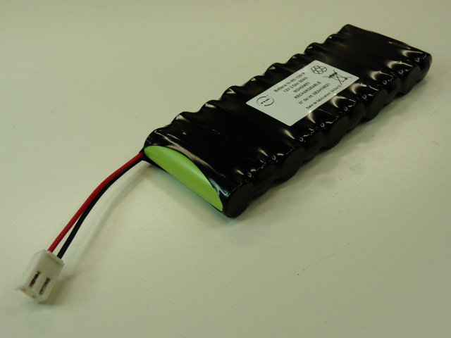 Batterie(s) Batterie Nimh 10x AA 10S1P ST1 FC 12V 2.5Ah JST