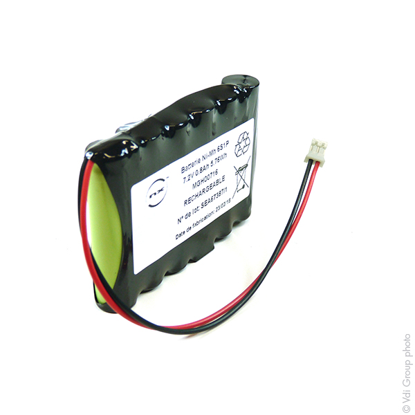 Pack(s) Batterie Nimh 6x AAA 6S1P ST1 F120 7.2V 800mAh PHR-2