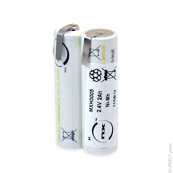 Pack(s) Batterie Nimh 2x AA NX 2S1P ST1 2.4V 2000mAh T2