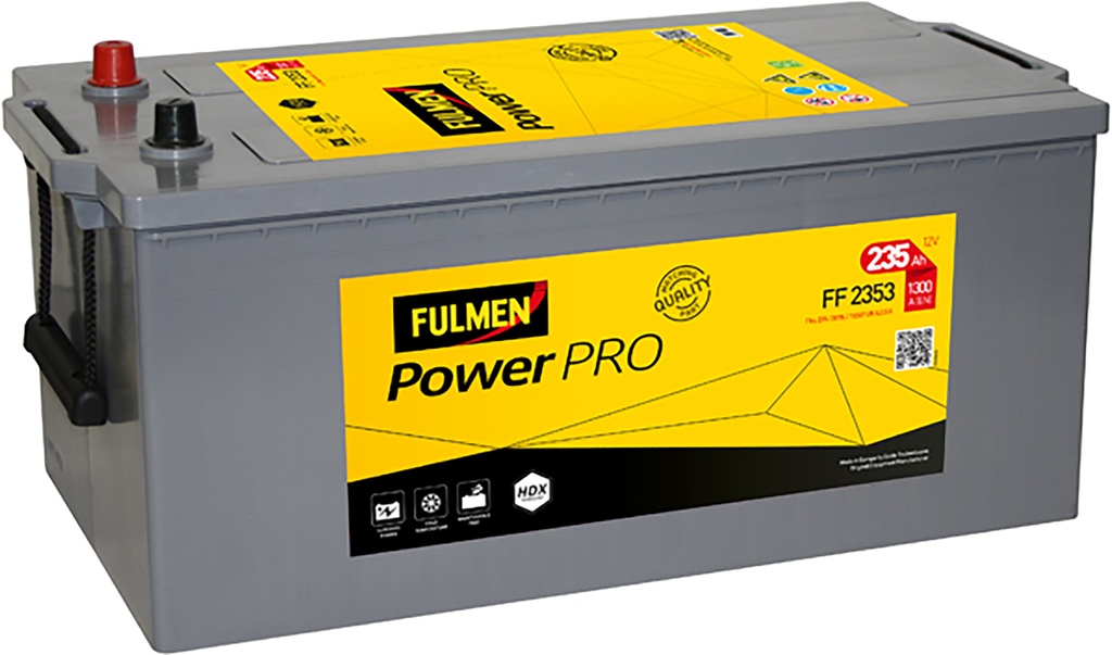 Batterie(s) Batterie camion FULMEN Power Pro HDX FF2353 12V 235Ah 1300A