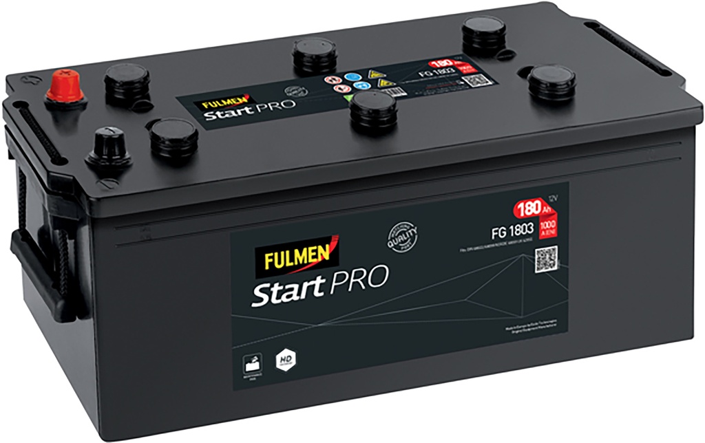 Batterie(s) Batterie camion FULMEN Start Pro HD FG1803 12V 180Ah 1000A