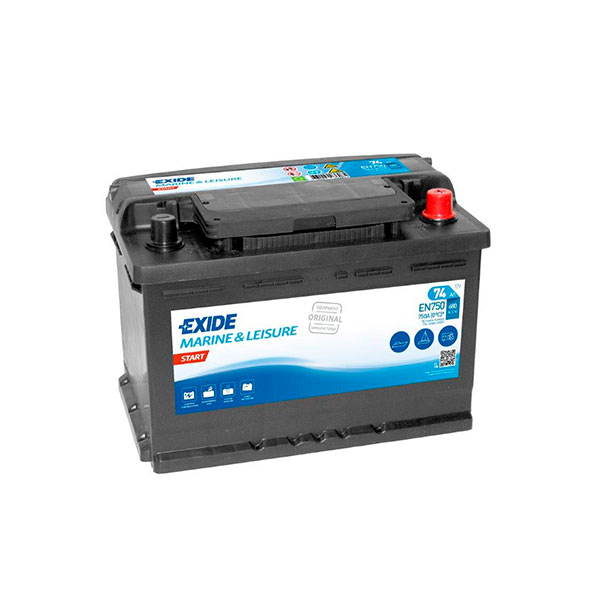 Batterie(s) Batterie bateau EXIDE MARINE Start EN750 12V 74Ah