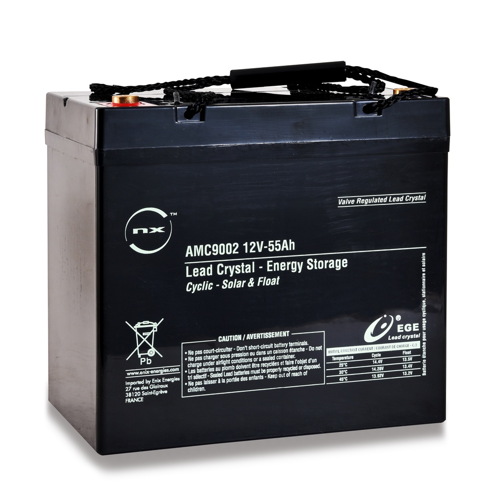 Batterie(s) Batterie lead crystal 6-CNFJ-55 12V 55Ah M6-F