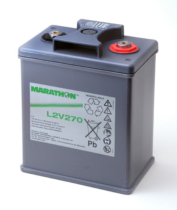 Batterie(s) Batterie plomb AGM MARATHON L L2V270 2V 270Ah M8-F