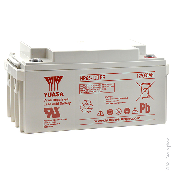 Batterie(s) Batterie plomb AGM YUASA NP65-12IFR 12V 65Ah M6-F