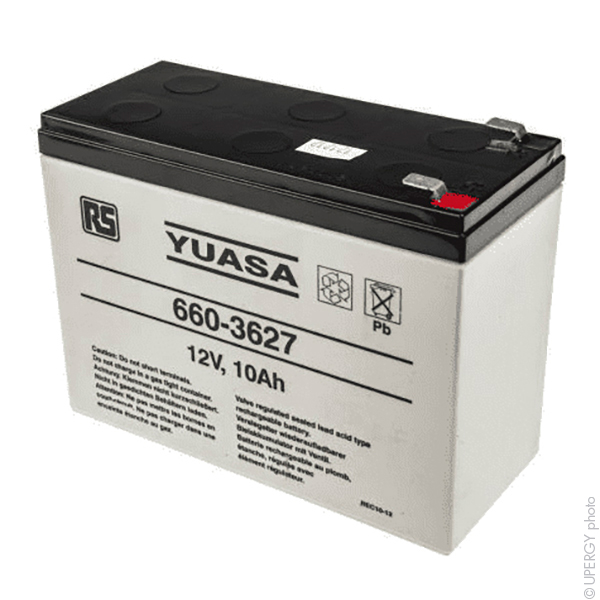 Batterie(s) Batterie plomb AGM YUASA REC10-12 12V 10Ah F6.35