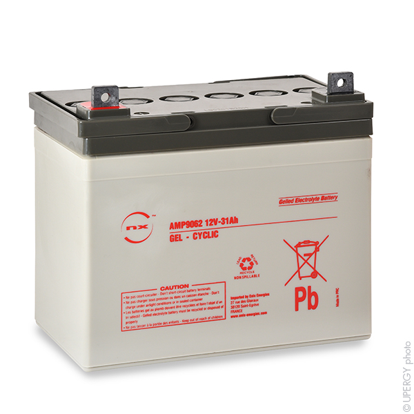 Batterie(s) Batterie plomb etanche gel NX 31-12 Cyclic 12V 31Ah M5-M