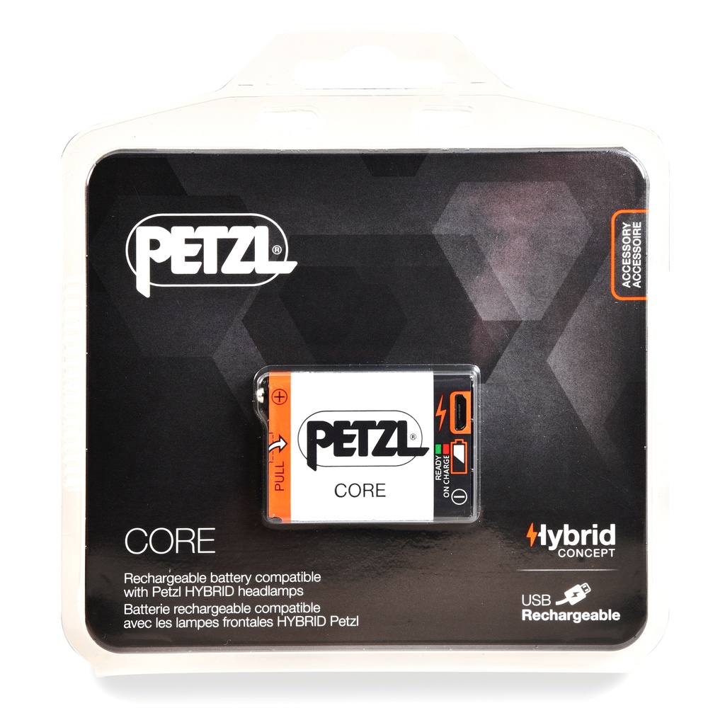 Unité(s) Batterie PETZL ACCU CORE pour TIKKINA, TIKKA, ZIPKA, ACTIK, ACTIK CORE,