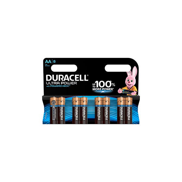 Blister(s) x 8 Pile alcaline blister x8 Duracell Ultra Power LR6 - AA 1.5V 2700m