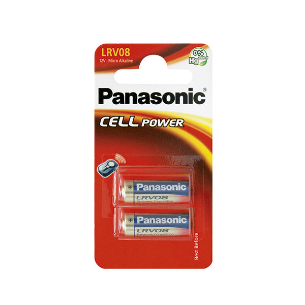 Blister(s) x 2 Pile alcaline blister x2 Panasonic 23A 12V 33mAh