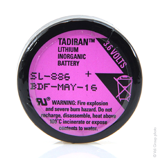 Boîte(s) de 1 Pile lithium SL-886/P 1/6D 3.6V 1.7Ah 3PFR