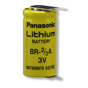 Pile(s) Pile lithium Panasonic BR-2/3AE2SPN 3V 1.2Ah 3PF