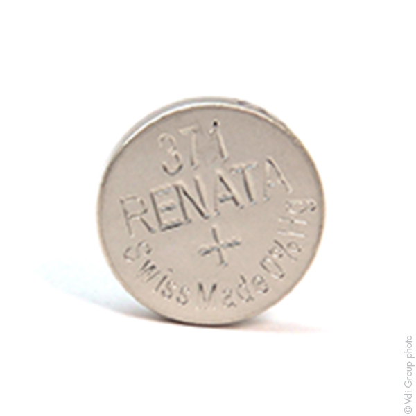 Blister(s) x 1 Pile bouton oxyde argent 371 RENATA 1.55V 40mAh