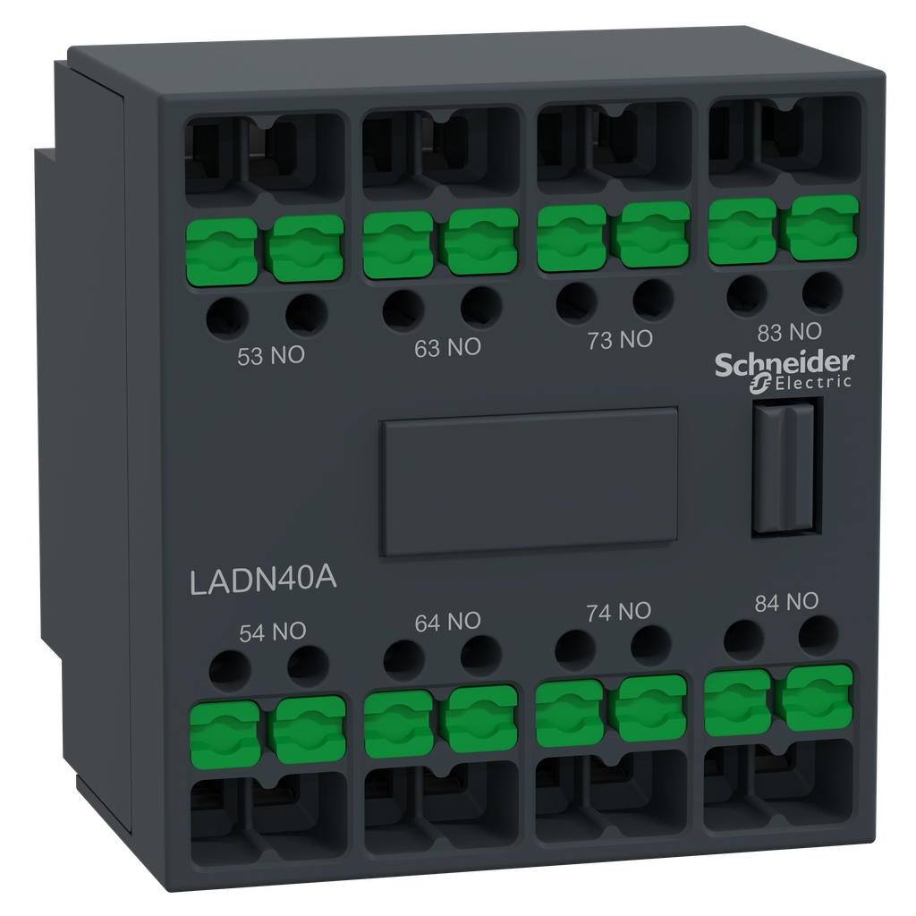 TeSys LAD - Snap In - bloc contacts auxiliaires frontaux - 4F+0O