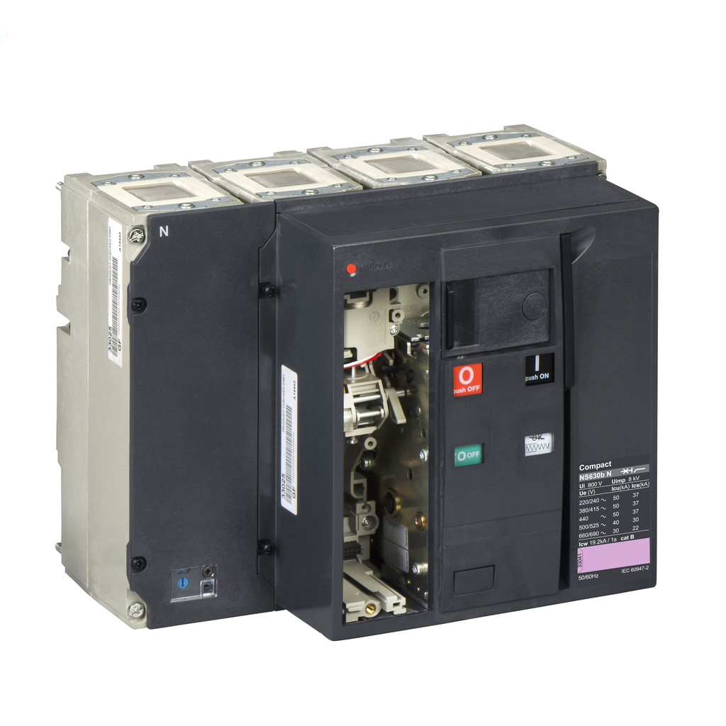 ComPact NS630N - bloc coupure - 4P - 50KA - fixe électrique