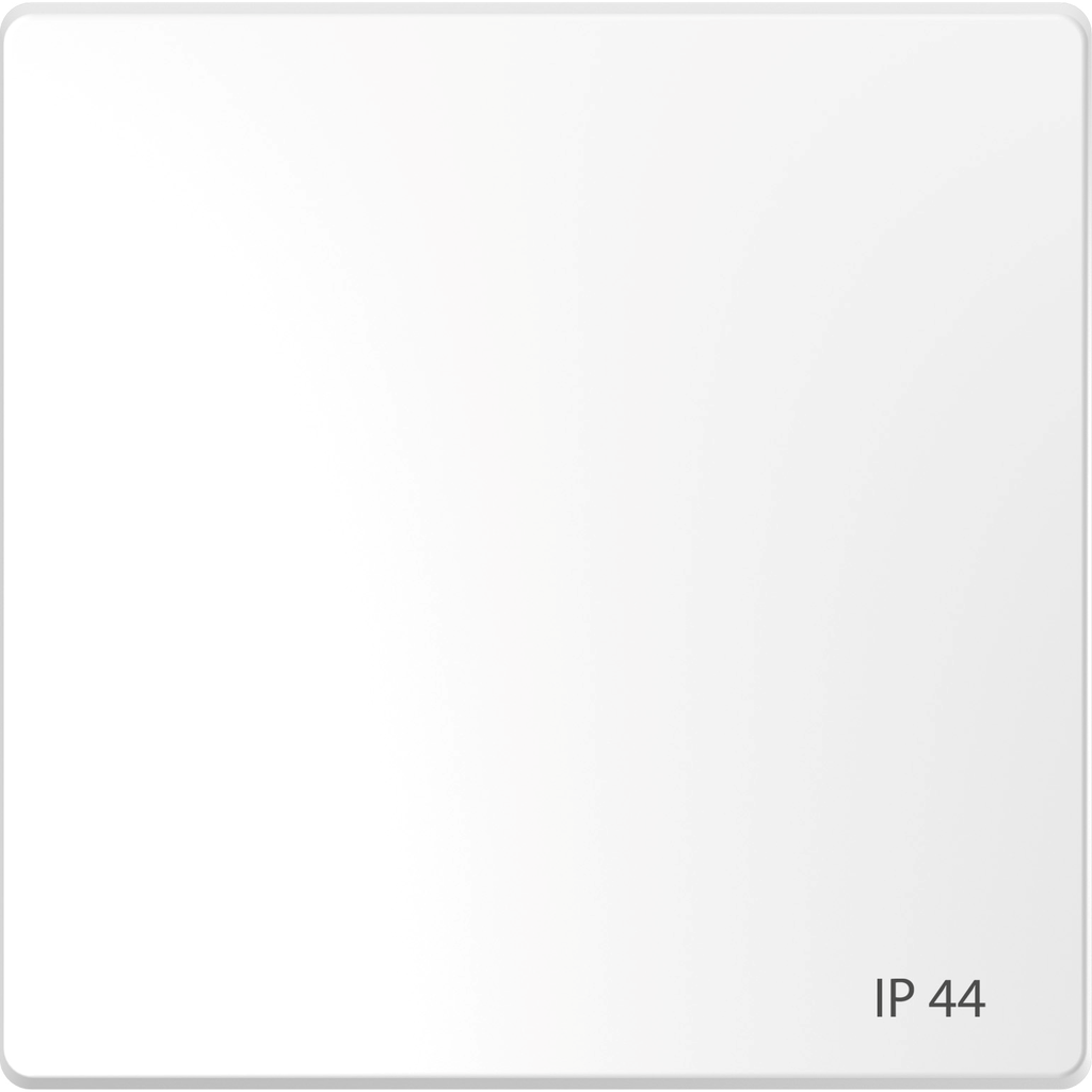 D-Life - enjoliveur pour commande simple IP44 avec joint - blanc lotus