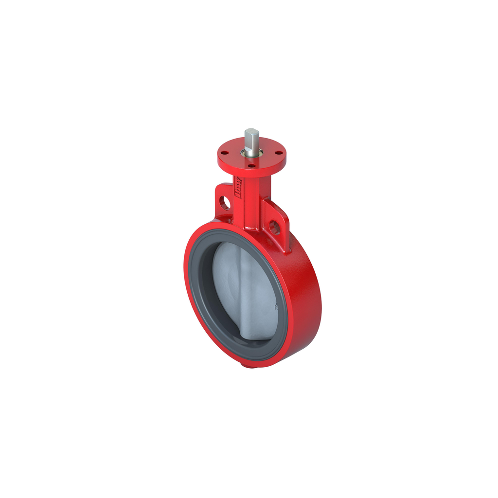 Vanne papion acier PN16 DN150 Kv1591 - Pour appications industriees