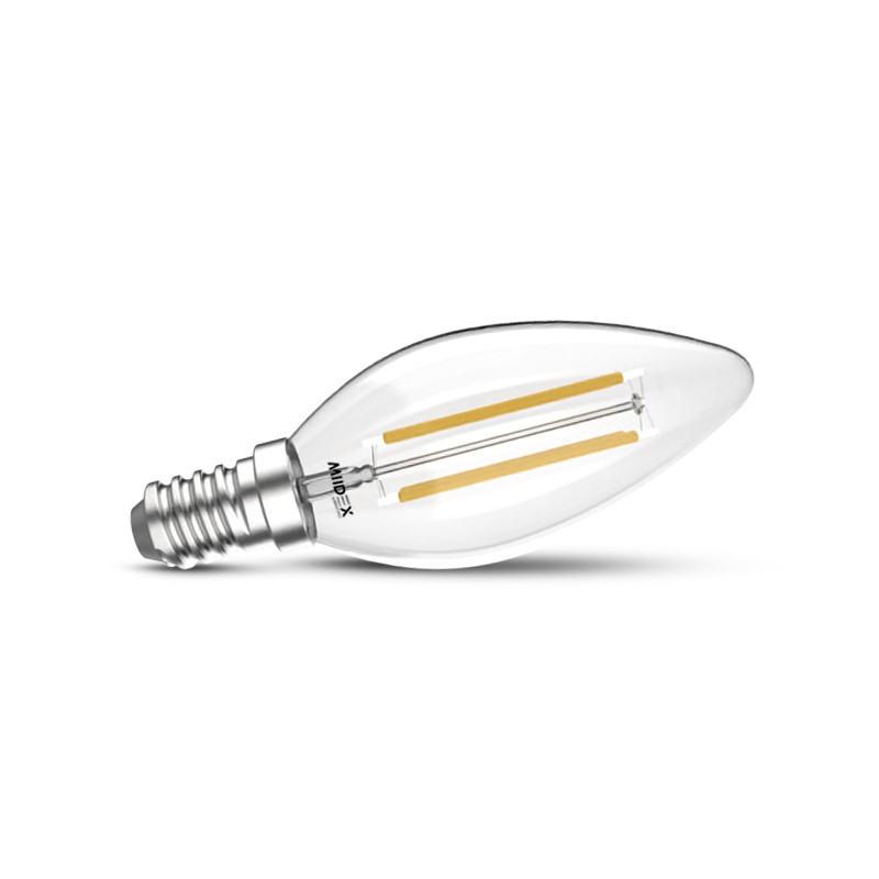LED FIL COB FLAMME E14 4W 4000K CLR