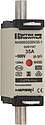 Fusible NH000 gG 500VAC 35A pattes isolées Double indicateur