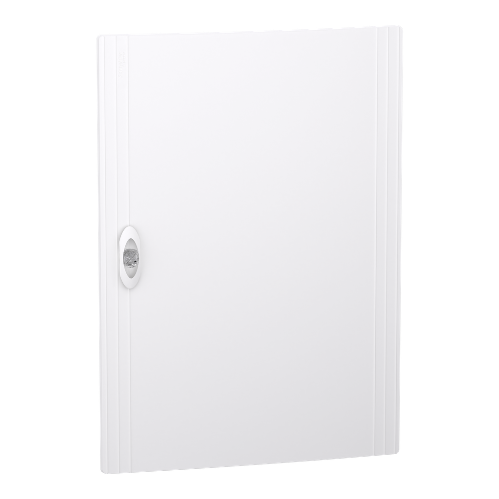 PrismaSeT XS - Porte pleine RAL9003 pour coffret encastré 3 rangées 18 modules