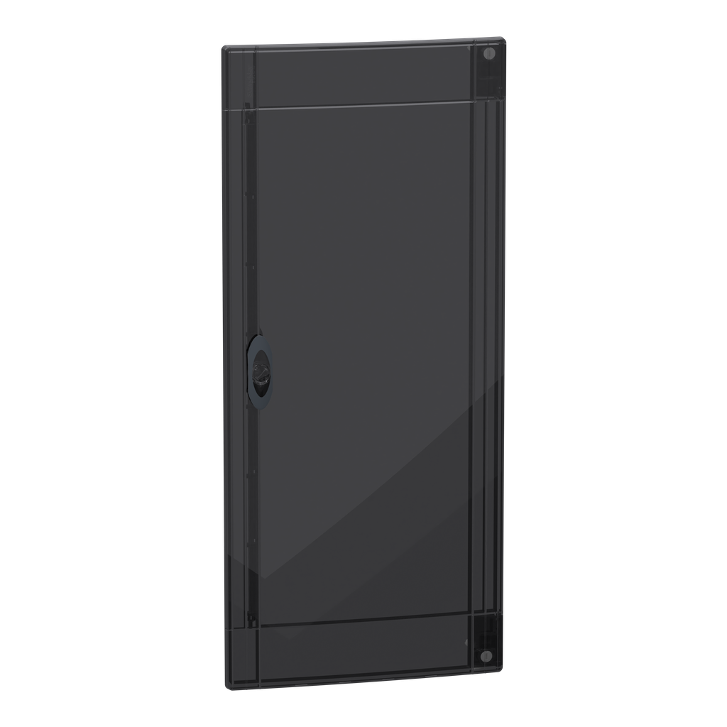 PrismaSeT XS - Porte fumée RAL9003 pour coffret encastré 4 rangées 13 modules