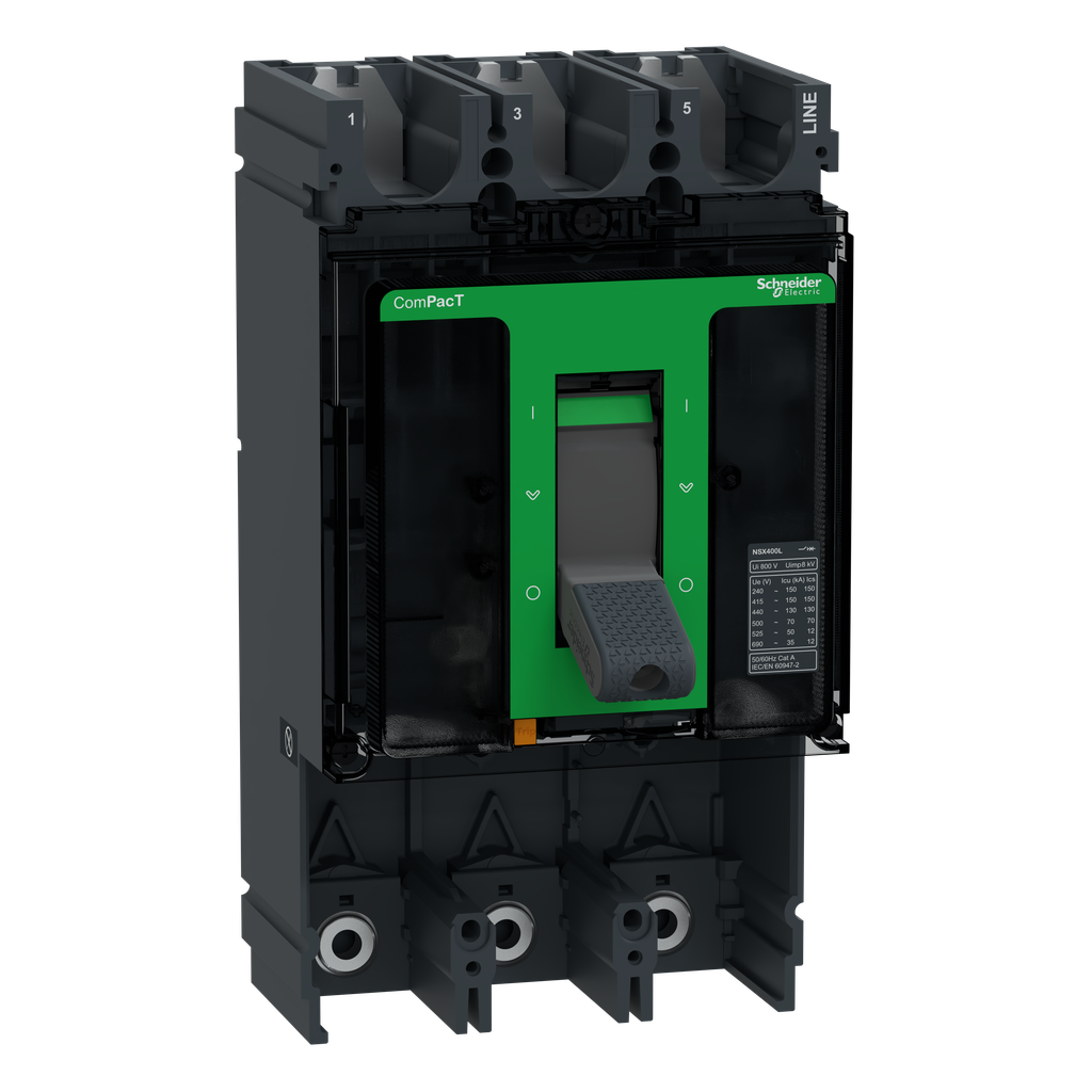 ComPacT NSX400L - Bloc de coupure sans déclencheur - 400A - 3P - 150kA