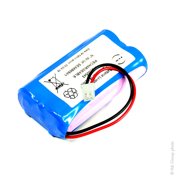 Pack(s) Batterie Li-Ion 2x 18650 2S1P ST1 7.2V 3.5Ah JST