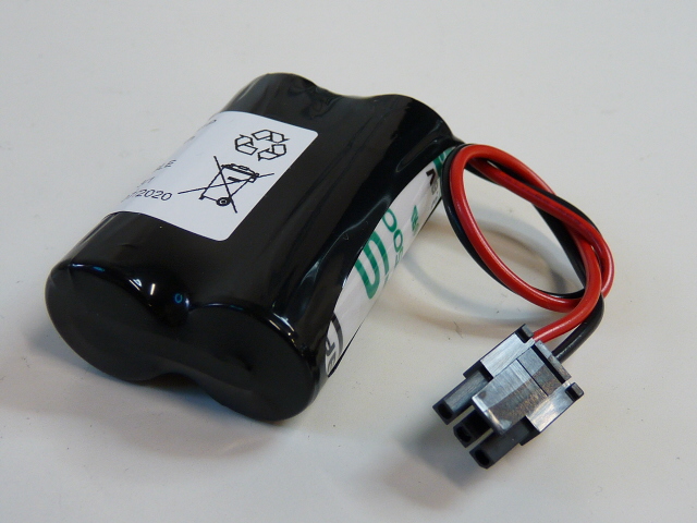 Pack(s) Batterie lithium 2x LS17500 2S1P ST1 7.2V 3.6Ah Molex