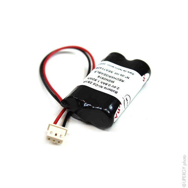 Pack(s) Batterie eclairage secours 2x AA HT 2S1P ST1 2.4V 800mAh Molex